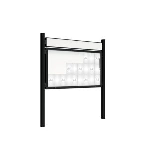 Landscape double sided External noticeboard