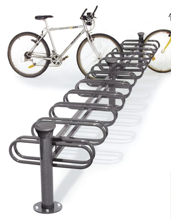 Decorative Cycle Rack 6 Space Double sided Floor mounted