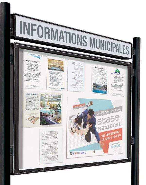 outdoor noticeboard suitable for sports club