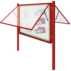 Double Sided External Freestanding Noticeboard 54A4