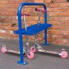 Double sided scooter storage rack 20 space Freestanding