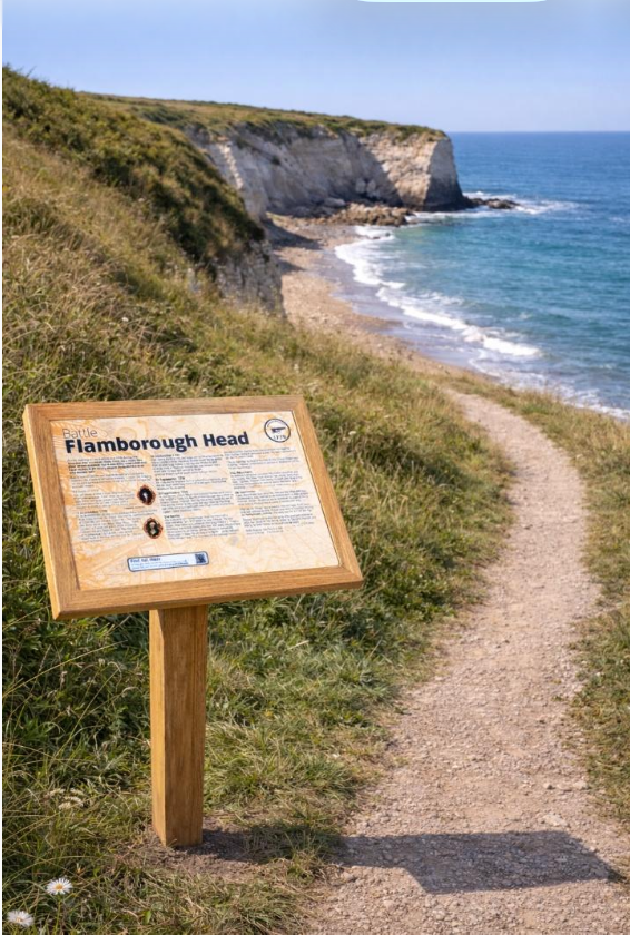 wood effect display lectern